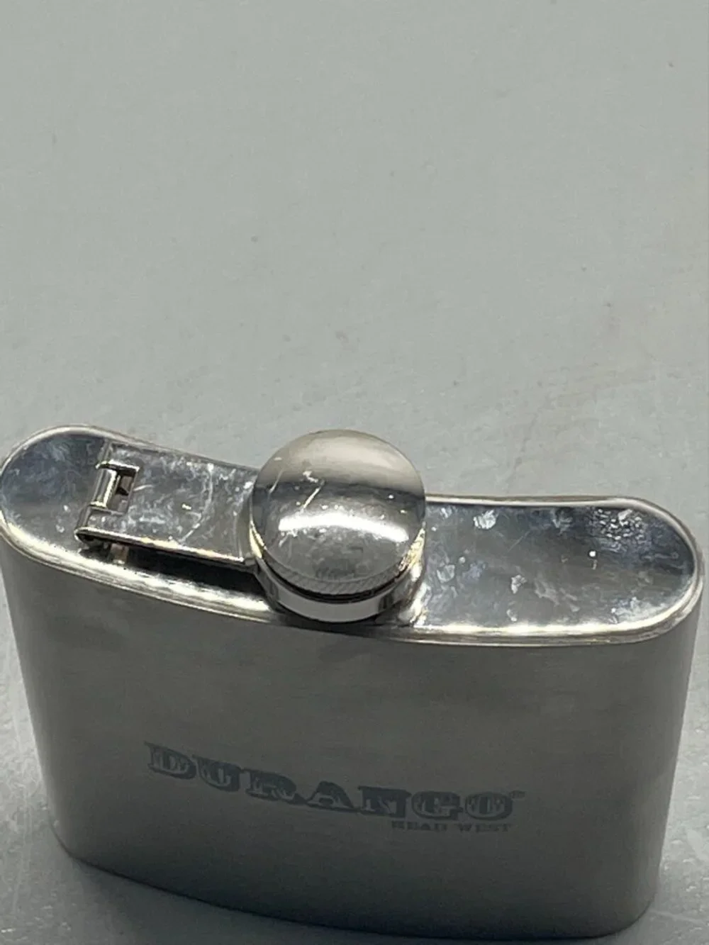 durango head west Stainless steel 6oz flask 3 3/4